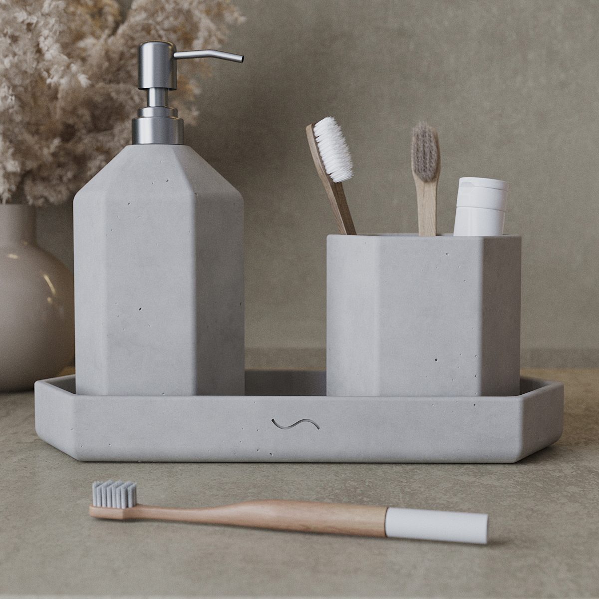 Sakura_kit_disp+cup+tray_gray_mm